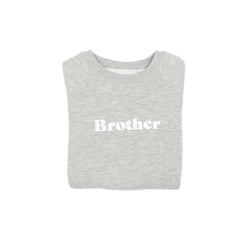 Brother oversized sweatshirt - grey marl