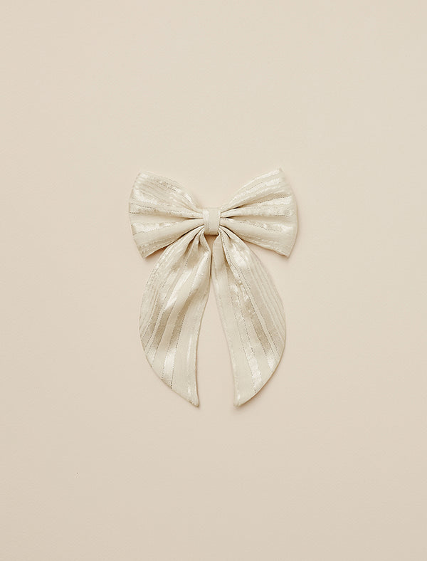 Noralee | Oversized bow - champagne
