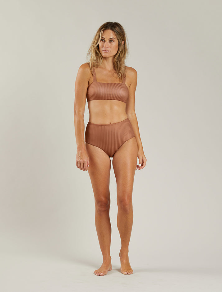 Rylee + Cru | Women's Lany bikini (rust)